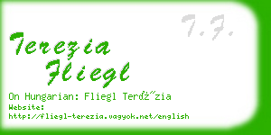 terezia fliegl business card